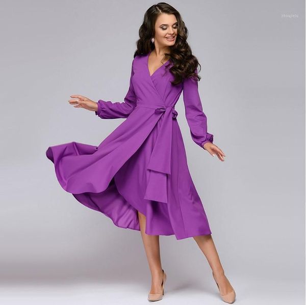 spring and autumn new fashion solid color net red mid-length dress with thin waist1, Black;gray
spring and autumn new fashion solid color net red mid-length dress with thin waist1, Black;gray