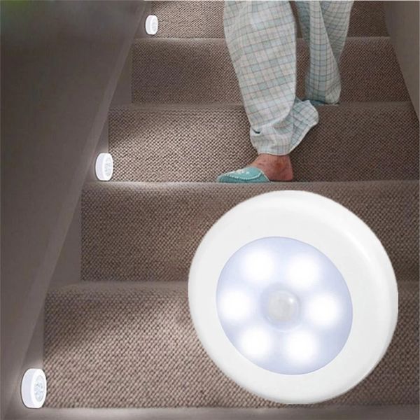 infrared pir motion sensor 6 led night light wireless detector light wall lamp light auto on/off closet battery power
infrared pir motion sensor 6 led night light wireless detector light wall lamp light auto on/off closet battery power