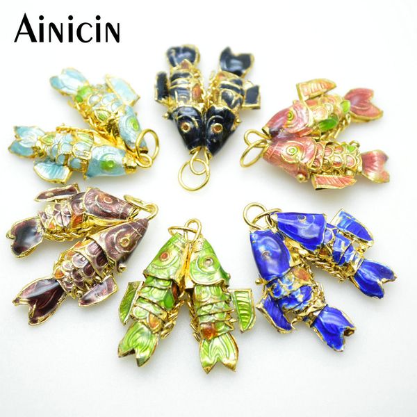 10pcs many color 25x25mm cloisonne enamel double fish pendants fit for earrings & necklace making findings 0927, Silver
10pcs many color 25x25mm cloisonne enamel double fish pendants fit for earrings & necklace making findings 0927, Silver