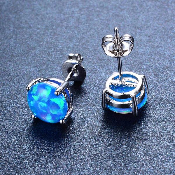 stud bohemian female 6mm round white blue fire opal earrings fashion silver color wedding jewelry vintage for women, Golden;silver
stud bohemian female 6mm round white blue fire opal earrings fashion silver color wedding jewelry vintage for women, Golden;silver
