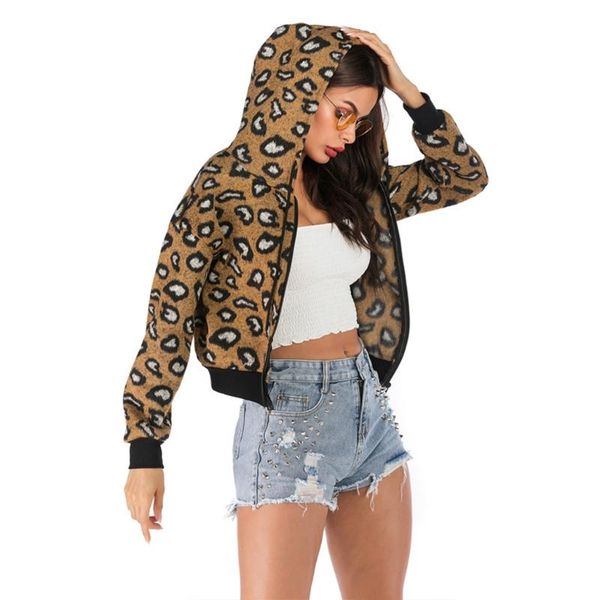 women's jackets women long sleeve hoodies jacket leopard print zipper cropped sweatshirt coat, Black;brown
women's jackets women long sleeve hoodies jacket leopard print zipper cropped sweatshirt coat, Black;brown