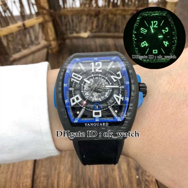 Top Vanguard V 45 SC DT Japan Miyota Automatic Mens Watch Carbon Fiber Case Skeleton Dial Gents Sport Watches Luminous Watches
Top Vanguard V 45 SC DT Japan Miyota Automatic Mens Watch Carbon Fiber Case Skeleton Dial Gents Sport Watches Luminous Watches