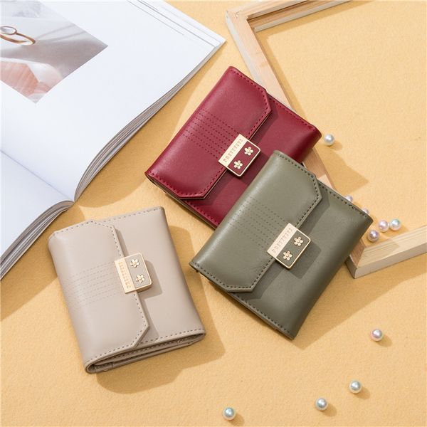 small wallet women short ladies wallet flip small fresh ins folding multifunctional change, Red;black
small wallet women short ladies wallet flip small fresh ins folding multifunctional change, Red;black
