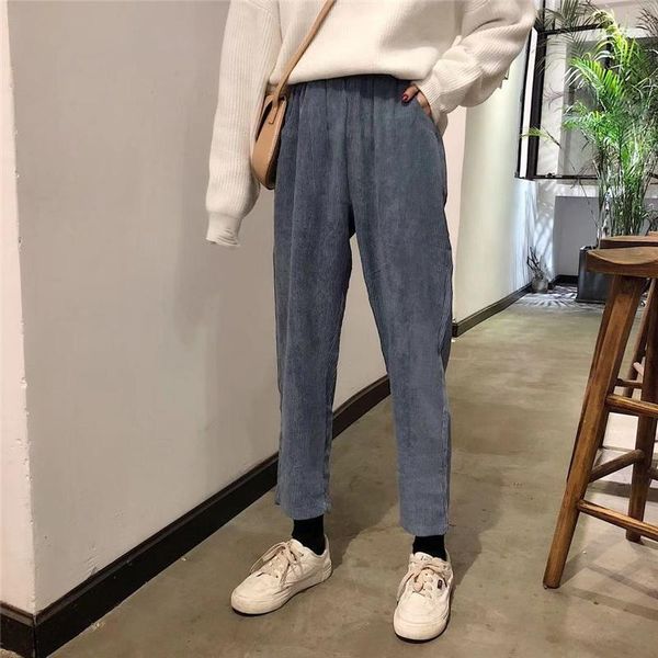 women's pants & capris fashion brand winter thicken women loose female spring autumn solid wide leg high waist corduroy harajuku1, Black;white
women's pants & capris fashion brand winter thicken women loose female spring autumn solid wide leg high waist corduroy harajuku1, Black;white