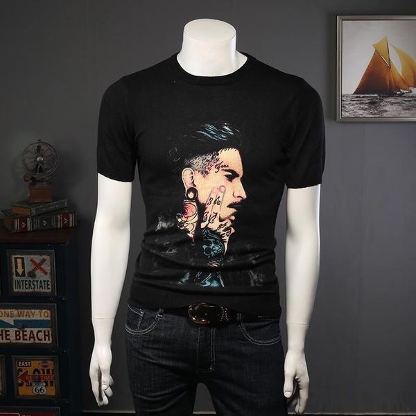 autumn and winter men's knitting half sleeve new stylehandsomewinter printing trendkorean slim crew neck sweater sweatersweater short s, White;black
autumn and winter men's knitting half sleeve new stylehandsomewinter printing trendkorean slim crew neck sweater sweatersweater short s, White;black