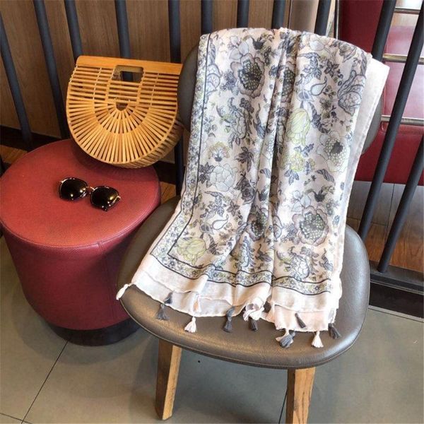 scarves women scarf cotton linen casual print flower shawl wrap letters tour air conditioner sunscreen autumn accessories, Blue;gray
scarves women scarf cotton linen casual print flower shawl wrap letters tour air conditioner sunscreen autumn accessories, Blue;gray