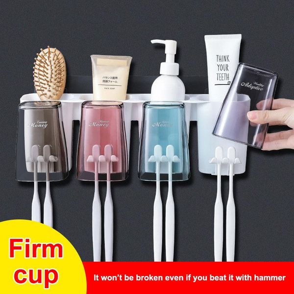bathroom automatic toothpaste dispenser toothbrush holder sets wall mount toothbrush rack family set bath tools fashion home
bathroom automatic toothpaste dispenser toothbrush holder sets wall mount toothbrush rack family set bath tools fashion home