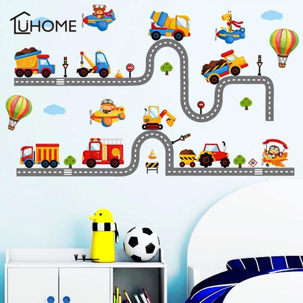 2 highway set cartoon cars wall stickers for kids baby nursery children's play room bedroom home decor mural art pvc decals
2 highway set cartoon cars wall stickers for kids baby nursery children's play room bedroom home decor mural art pvc decals