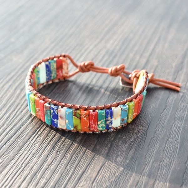 7 chakra beads color emperor stone cowhide rope leather woven hand card 7 chakra beads color emperor stone bracelet cowhide rope leather bra, Golden;silver
7 chakra beads color emperor stone cowhide rope leather woven hand card 7 chakra beads color emperor stone bracelet cowhide rope leather bra, Golden;silver