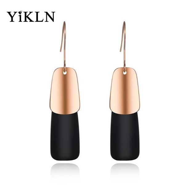 dangle & chandelier yikln trendy earrings curved surface design rose gold black color stainless steel jewelry for christmas gifts ye18470, Silver
dangle & chandelier yikln trendy earrings curved surface design rose gold black color stainless steel jewelry for christmas gifts ye18470, Silver