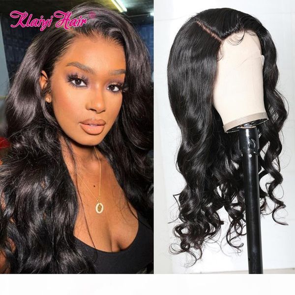 klaiyi body wave lace part wigs peruvian human hair left right middle part lace wig pre plucked for women natural color hair wig, Black;brown
klaiyi body wave lace part wigs peruvian human hair left right middle part lace wig pre plucked for women natural color hair wig, Black;brown