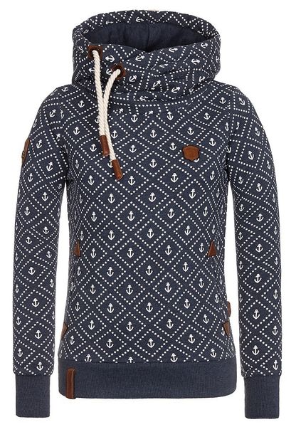 4-color 8-size popular print hooded loose european and american sports fleece women's sweater, Black
4-color 8-size popular print hooded loose european and american sports fleece women's sweater, Black