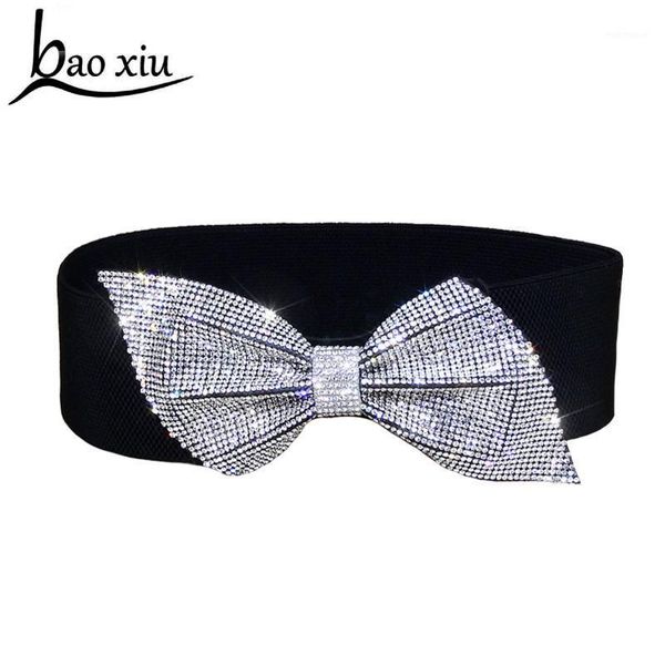 2020 brand desgin sweet women crystal silver bowknot elastic bow wide stretch buckle waistband waist belt gift accessories1, Black;brown
2020 brand desgin sweet women crystal silver bowknot elastic bow wide stretch buckle waistband waist belt gift accessories1, Black;brown