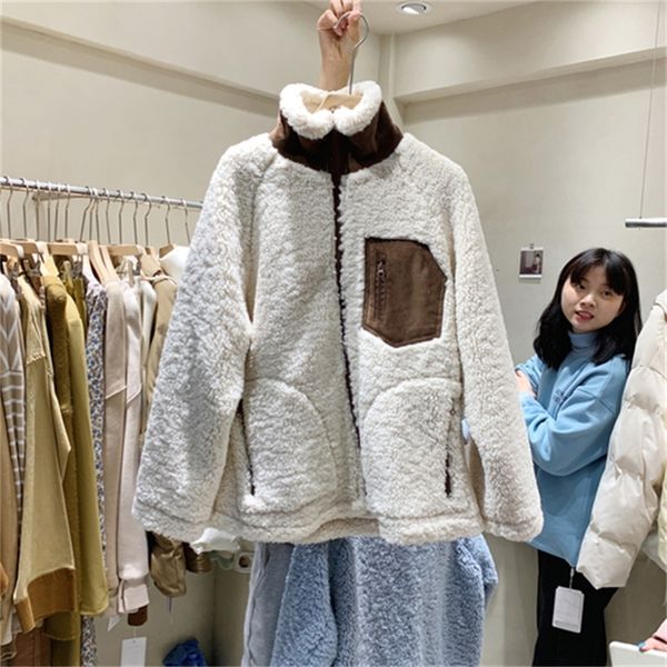 2021 new new autumn and winter stitching corduroy warmth thick wool coat women n710, Black;brown
2021 new new autumn and winter stitching corduroy warmth thick wool coat women n710, Black;brown