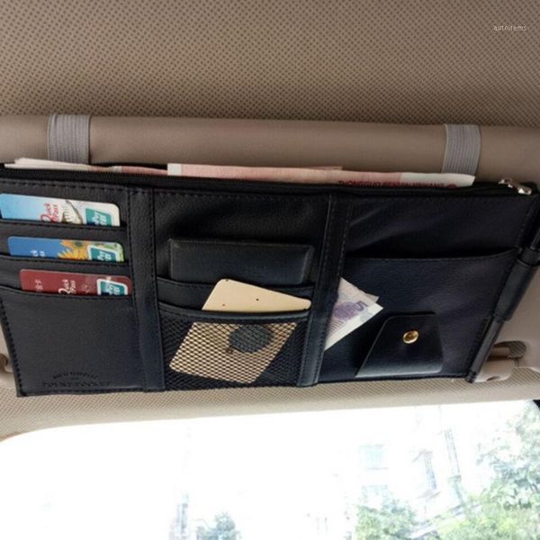 pu leather car sun visor storage hanging bag multi-function eyeglasses clip for organize cash and phone pouch1
pu leather car sun visor storage hanging bag multi-function eyeglasses clip for organize cash and phone pouch1