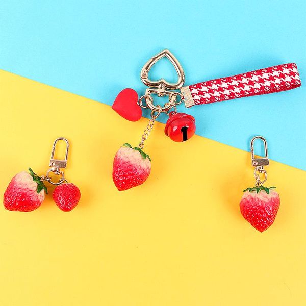 new fashion creative key chain toy lovely imitation strawberry key chain women's bag creative pendant style, Silver
new fashion creative key chain toy lovely imitation strawberry key chain women's bag creative pendant style, Silver