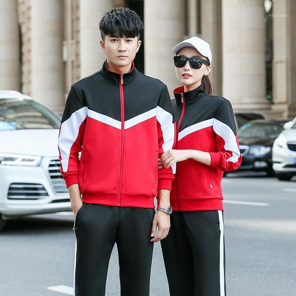 running sets women men tracksuit sportswear spring autumn loose jacket jogging outfit fitness leisure set sport suit sweatshirt+pant1, Black;blue
running sets women men tracksuit sportswear spring autumn loose jacket jogging outfit fitness leisure set sport suit sweatshirt+pant1, Black;blue