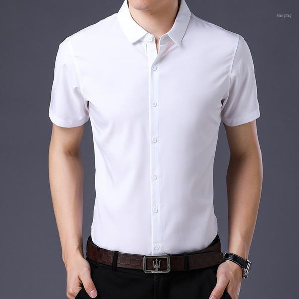 men white shirt 2020 summer business dress casual mens short sleeve striped shirts fashion camisa man social plaid vintage shirt1, White;black
men white shirt 2020 summer business dress casual mens short sleeve striped shirts fashion camisa man social plaid vintage shirt1, White;black