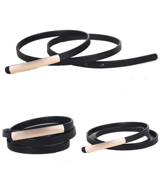 fashion women metal belt head real leather thin belt female apparel accessories solid color elegant dress waistbands blue, Black;brown
fashion women metal belt head real leather thin belt female apparel accessories solid color elegant dress waistbands blue, Black;brown