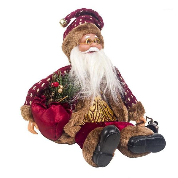 merry christmas santa claus sitting doll fabric decoration children kids gift for house ornament1
merry christmas santa claus sitting doll fabric decoration children kids gift for house ornament1