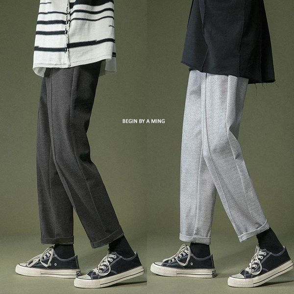 men's pants winter thick woolen slim fashion straight casual men streetwear wild loose korean harem mens trousers, Black
men's pants winter thick woolen slim fashion straight casual men streetwear wild loose korean harem mens trousers, Black