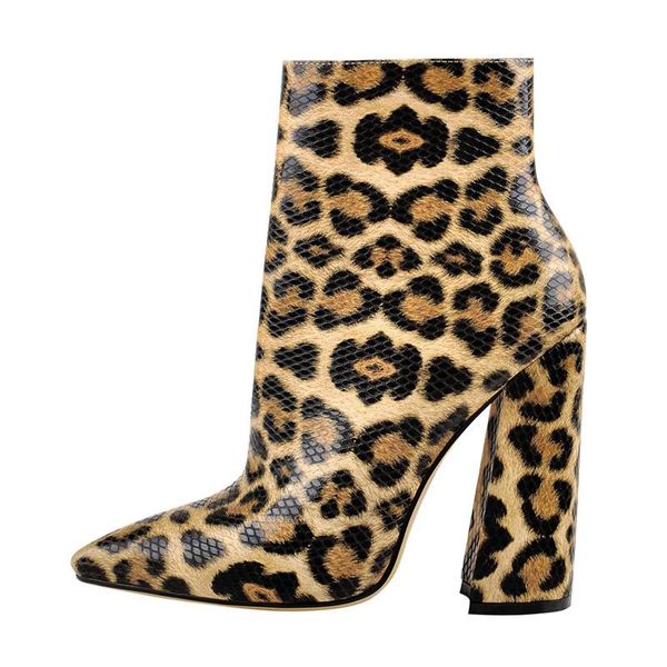 richealnana women's pointed toe leopard black chunky heels ankle booties side zipperthick high heel booties for autumn
richealnana women's pointed toe leopard black chunky heels ankle booties side zipperthick high heel booties for autumn