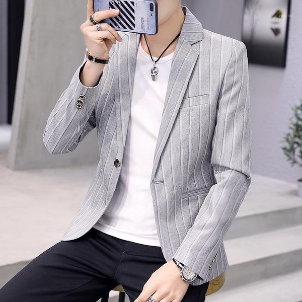 suit men's coat casual suit men's slim fit youth handsome korean-style spring stripes single west trend1, White;black
suit men's coat casual suit men's slim fit youth handsome korean-style spring stripes single west trend1, White;black