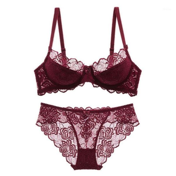bras sets womens plus size embroidery floral lace brapush up low waist see through briefs bowknot solid color seamless underwear with1, Red;black 
bras sets womens plus size embroidery floral lace brapush up low waist see through briefs bowknot solid color seamless underwear with1, Red;black
