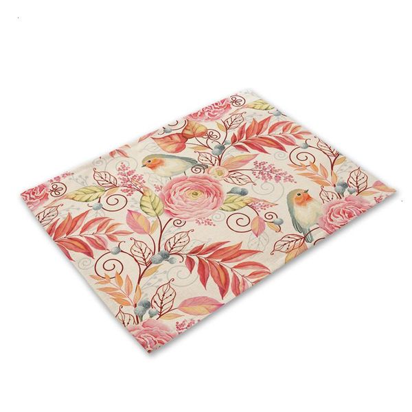 1 шт. bird pattern kitchen placemat хлопковое белье цветочная подушка столовая столовая коврики coaster чаша чашка коврика 4232см домашний д
1 шт. bird pattern kitchen placemat хлопковое белье цветочная подушка столовая столовая коврики coaster чаша чашка коврика 4232см домашний д