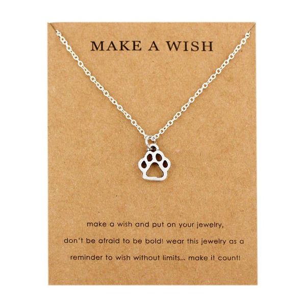 pendant necklaces dogs footprints chain pendants women men girls handmade fashion trendy jewelry christmas gift, Silver
pendant necklaces dogs footprints chain pendants women men girls handmade fashion trendy jewelry christmas gift, Silver