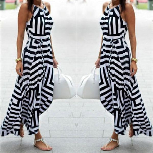 women maxi long dress new fashion women boho striped sleeveless beach style strap sundress vestidos mujer for female 2020, Black;gray
women maxi long dress new fashion women boho striped sleeveless beach style strap sundress vestidos mujer for female 2020, Black;gray