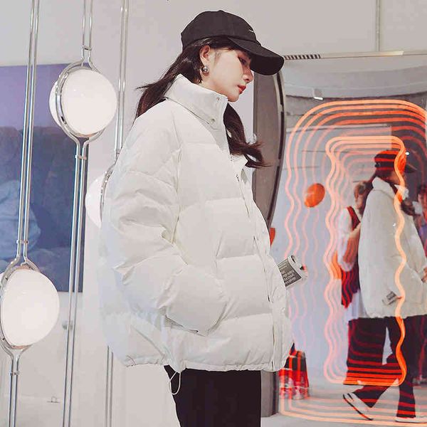 women's down & parkas fashion casual short down jacket women new winter thick loose bread coat white duck cva4, Black
women's down & parkas fashion casual short down jacket women new winter thick loose bread coat white duck cva4, Black