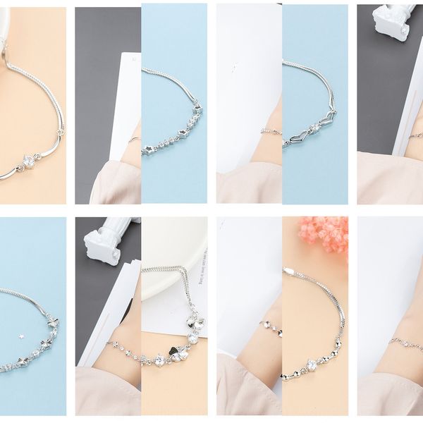 summer s925 sterling silver women's bracelet bracelet micro set fashion simple small design girlfriends lovers jewelry hand jewelry ieq, Golden;silver
summer s925 sterling silver women's bracelet bracelet micro set fashion simple small design girlfriends lovers jewelry hand jewelry ieq, Golden;silver