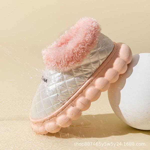 women's cotton slippers winter waterproof couple thick bottom excrement feeling home eva slipper bag heel outside wear, Black
women's cotton slippers winter waterproof couple thick bottom excrement feeling home eva slipper bag heel outside wear, Black