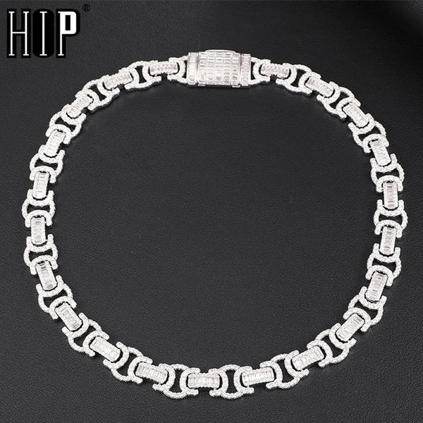 hip hop 14mm byzantine baguette bling box buckle iced out cz copper setting aaa+ cubic zirconia stones chain for men jewelryq0115, Black 
hip hop 14mm byzantine baguette bling box buckle iced out cz copper setting aaa+ cubic zirconia stones chain for men jewelryq0115, Black