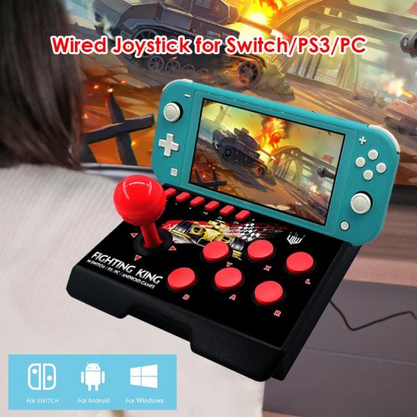usb wired fighting joystick turbo mobile gamepad electronic machine accessories for n-switch ps3 pc android tv
usb wired fighting joystick turbo mobile gamepad electronic machine accessories for n-switch ps3 pc android tv