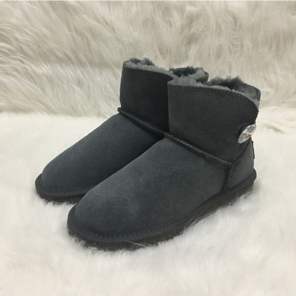 australia style women winter snow boots crystal button & suede leather winter ankle boots brand ivg women's size 3-14, Black
australia style women winter snow boots crystal button & suede leather winter ankle boots brand ivg women's size 3-14, Black