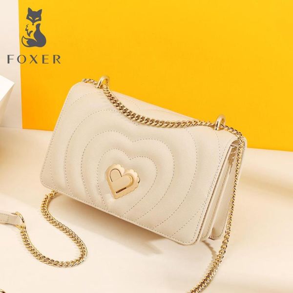 foxer valentine's day present ladies love flap messenger bag elegant female mini purse cow split leather crossbody bag quality
foxer valentine's day present ladies love flap messenger bag elegant female mini purse cow split leather crossbody bag quality