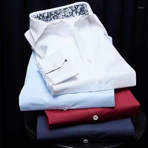 men's casual long-sleeved collar collar blouse fashion shirt man shirts designer solid male clothing fit business s1, White;black 
men's casual long-sleeved collar collar blouse fashion shirt man shirts designer solid male clothing fit business s1, White;black