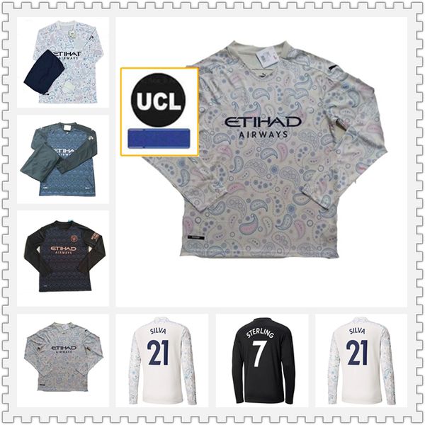 2020 2021 fc manchester soccer jersey city 20 21 стерлинг ferran de bruyne kun aguero с длинным рукавом футбол футбол костюм набор человек у, Black
2020 2021 fc manchester soccer jersey city 20 21 стерлинг ferran de bruyne kun aguero с длинным рукавом футбол футбол костюм набор человек у, Black