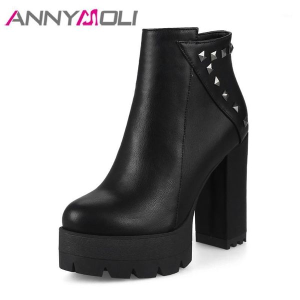 boots annymoli winter motorcycle shoes rivets block high heel platform pu leather zipper red black plus size 9 101
boots annymoli winter motorcycle shoes rivets block high heel platform pu leather zipper red black plus size 9 101