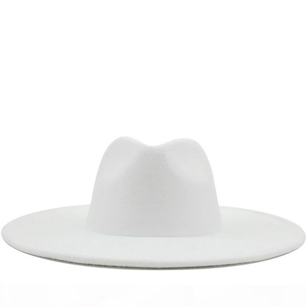 new british style winter wool solid classic fedoras cap men women panama jazz hat 9.5cm wide brim big white fedoras, Blue;gray
new british style winter wool solid classic fedoras cap men women panama jazz hat 9.5cm wide brim big white fedoras, Blue;gray