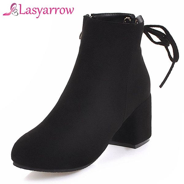 lasyarrow brand shoes woman chunky high heels round toe ankle boots for women cross-tied casual boots large size 48 f535, Black
lasyarrow brand shoes woman chunky high heels round toe ankle boots for women cross-tied casual boots large size 48 f535, Black