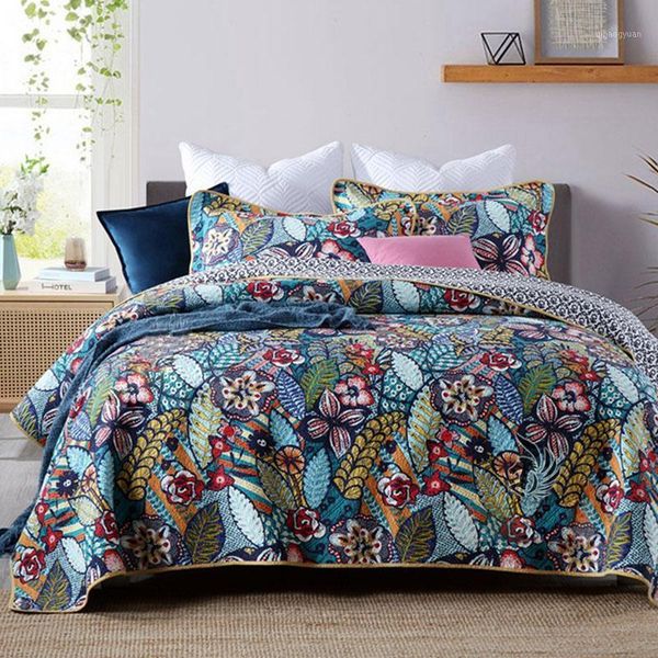 chausub cotton bedspread on bed quilt set 3pcs flower print quilts bed cover pillowcase king queen size coverlet quilted blanket1
chausub cotton bedspread on bed quilt set 3pcs flower print quilts bed cover pillowcase king queen size coverlet quilted blanket1