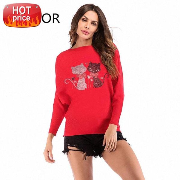 svokor 2018 sweater women winter plus size winter fashion knitted sweater printed slim loose cotton pullover women sweat #e10i, White
svokor 2018 sweater women winter plus size winter fashion knitted sweater printed slim loose cotton pullover women sweat #e10i, White