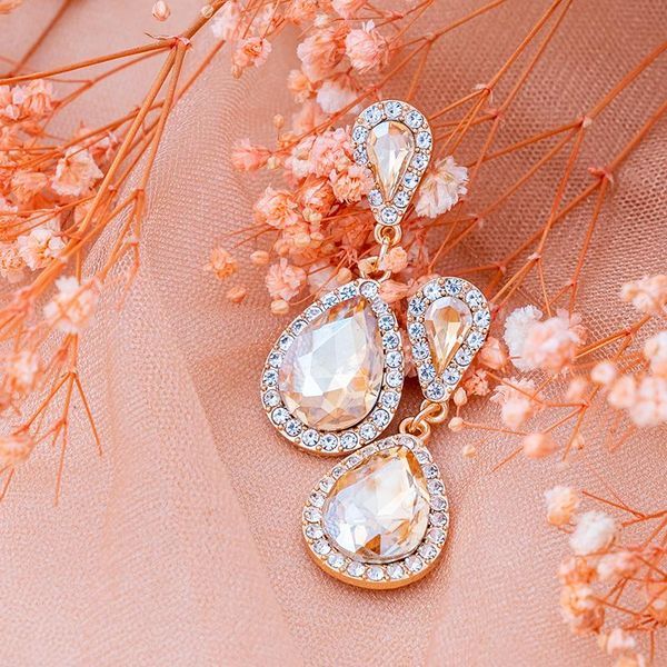 new arrival crystal drop earrings for women girls luxury bridal dangle earring for wedding dress party prom gift, Silver
new arrival crystal drop earrings for women girls luxury bridal dangle earring for wedding dress party prom gift, Silver