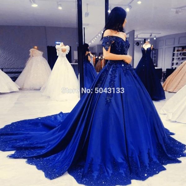 elegant satin beading evening dresses lace appliques off the shoulder ball gown evening formal dress court train vestido festa1, White;black
elegant satin beading evening dresses lace appliques off the shoulder ball gown evening formal dress court train vestido festa1, White;black