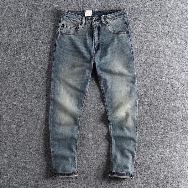men's jeans 2021 autumn style american slim fit small straight tube versatile long trouser 0647, Blue
men's jeans 2021 autumn style american slim fit small straight tube versatile long trouser 0647, Blue
