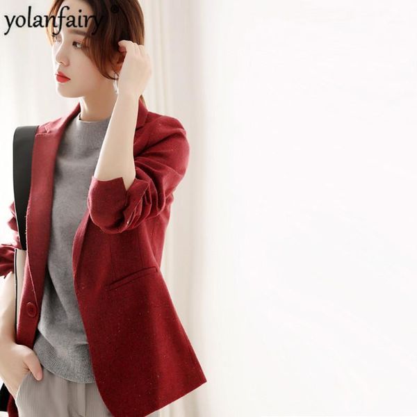 wool coat women red spring autumn wool jacket korean fashion blazer ladies coats overcoat abrigos mujer elegante 2020 kj41471, Black
wool coat women red spring autumn wool jacket korean fashion blazer ladies coats overcoat abrigos mujer elegante 2020 kj41471, Black