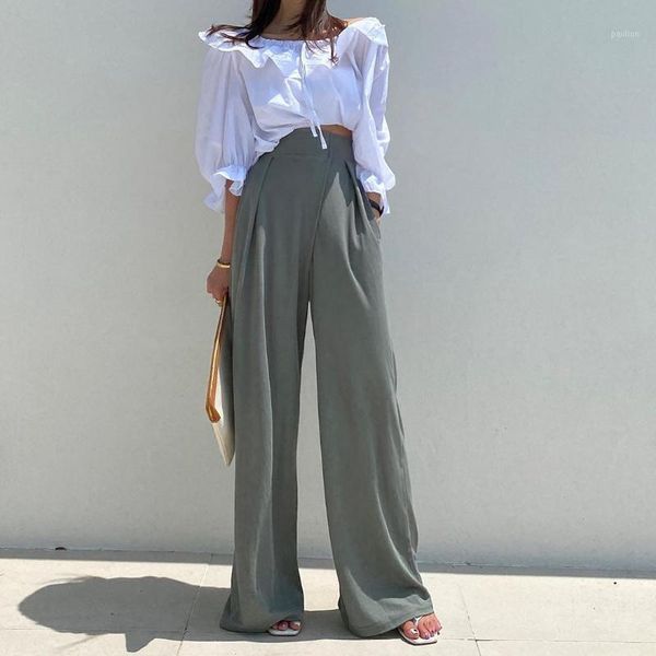 south korea dongdaemun early autumn new products ins online celebrity explicit legs high-waisted loose wide-leg pants1, Black
south korea dongdaemun early autumn new products ins online celebrity explicit legs high-waisted loose wide-leg pants1, Black